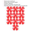 10Pcs 40mm 4 Blade Propeller Strong Wind Plastic Propeller Replacement for DIY Toy Car Model (Red) view 4