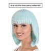 Amscan Vibrant Mint Long Bob Wig - 1 Piece - One Size Fits All, Perfect for Parties, Cosplay, and Everyday Fashion view 2
