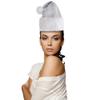 Amscan Silver Deluxe Santa Hat (15" x 11") 1 Piece - Festive Christmas Fancy Dress Accessory view 3