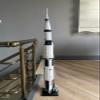 1/100 Scale Saturn V 3D Rocket Model 43,70 inches view 2