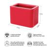 2 Pack Silicone Seat Belt Buckle Holder, Seat Belt Buckle Booster for Kids, Durable Silicone Material, Easy Access to The Buckles of Rear Seats, Car Accessories, Suitable for Most Car Models (Red) view 2