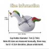 2 Pack Floating Drink Holder, Unicorn Drink Floaties for Pool,Floating Cup Holder for Pool Inflatable Drinking Holder Beer Floaties for Pool for Parties and Summer Pool Water Fun(White)-SATONBEYI view 4