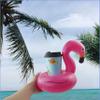 2 Pack Floating Drink Holder Flamingo Pool Float Drink Inflatable Flamingo Floaties for Pool,Pool Cup Holders Beer Floaties for Pool for Parties and Summer Pool Water Fun(Pink)-SATONBEYI view 2