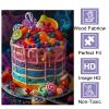 YOMIHOK Cake 500 Pieces Puzzle for Adults Educational Intellectual Jigsaw Puzzle,Delicious Food fantasy puzzles for adults Fun Game 15.2 * 20.8 inch view 3