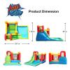 Action Air Inflatable Bounce House with Blower, Big Bouncy Area and Slide, Durable & Extra Thick Bouncy Castle for Kids, Indoor/Outdoor Fun, Easy Setup, Safety Netting & Carrying Bag Included view 2
