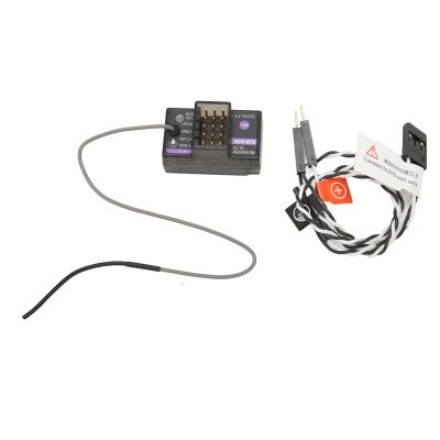 Denash 2.4G Gyro Receiver, Transmitter RC Receiver Bidirectional PPX6 4H for AFHDS 3 for NB4 for Car