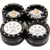 HOBBYSOUL Adjustable Offset 1.0 Beadlock Wheels Brass Rims Weight 44g/Rim for RC Micro Crawler 1/18 TRX4M 1/24 Axial SCX24 90081, (4-Pack, HS701452) view 4