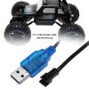 ECSiNG 2PCS 3.7V USB Charger Cable with SM-2P Connector Plug Adapter, Battery Power Supply Charging Cord for RC Boats Cars Trucks 3.7V Li-ion and Li-Po Battery view 2