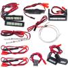 1/7th RC Car Led Lights Kit Headlight Taillights Tail Wing Light Bar for ARRMA Limitless F1 RC Car Upgrades Parts view 1