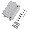 Glomora RC Receiver Box, Car Model Sealed Metal Box Upgrade Parts for SCX10 RC Crawler Car view 1