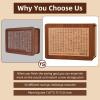 10000 Kakeibo Wooden Money Saving Challenge Box Cash Vault Piggy Bank for Adults Kids Savings Goals Smash Box Saver (10 Amounts) view 4