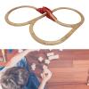 kowaku Wooden Train Track Railway Construction Set,Fine Motor Skill,Tracks Toy,Wooden Toy for Kids for Toddlers Children Kids, 10 in 1 view 4