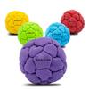 Footbag | No-Bust Stitching for Hard Kicking | 32 Panel Symmetry for Balance Tricks and Stalling | Professionally Hand-Stitched with Suede Material (Purple) view 1