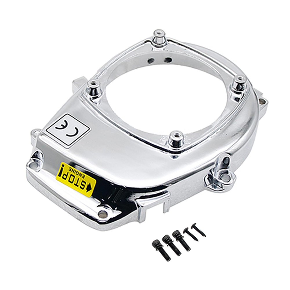 FLMLF Chrome Flywheel Fan Cover Fit 23cc-36cc Zenoah Cy Engine for 1/5 Hpi Rofun Rovan KM Baja Losi 5ive T Rc Car Parts