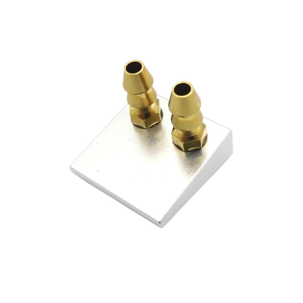 RC Boat Water Cooling Inlet Pickup Bottom Dual Water Nipple Nozzle for RC Boat Mono Speedboat Hydroplane CAT(Dual Nipples)