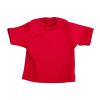 rockible 1/6 Scale Figure Doll Clothes Outfits T-Shirt Mini Short Sleeve Handmade for 12 inch Male Female Collectable Action Figures, Red view 1