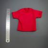 rockible 1/6 Scale Figure Doll Clothes Outfits T-Shirt Mini Short Sleeve Handmade for 12 inch Male Female Collectable Action Figures, Red view 4