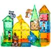 Asago Magnetic Tiles Zoo Animals Set - STEM Building Blocks for Kids Ages 3-8 - Animal Magnet Tiles with Storage Bag - Educational Safari Toy Gift for Boys & Girls - Compatible with All Major Brands view 1
