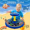1, 2, 3, 4Year Old children's 360  rotating seat toy, Children's Day gift, boys and girls' birthday gift, ocean style, sitting and rotating toy, Toddler Toys Early Development&Activity Toys (Blue) view 3