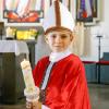 Maiteenly Pope Costume for Kids Priest Halloween Costumes Pope Costume Set Biblical Catholic Cardinal Bishop(M) view 4