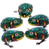 Charmgle Funny Clockwork Spring Wind Up Metal Frog, Wind-up Animal Toys Jumping Frog Tin Toy for Adults Gifts Halloween Party Pack of 5 view 1