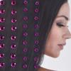 Amscan Shiny Purple Hair Gems (4mm - 6mm) Pack of 50 - Perfect for Elegant Hairstyles and DIY Hair Accessories view 3