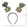 Amscan 2025 Black, Silver & Gold Headbopper (10" x 9.5") 1 Piece - Perfect for NYE Parties & Celebrations view 2