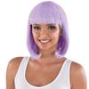 Amscan Vibrant Lilac Long Bob Wig - 1 Piece - One Size Fits All, Perfect for Parties, Cosplay, and Everyday Fashion view 1