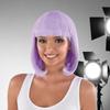 Amscan Vibrant Lilac Long Bob Wig - 1 Piece - One Size Fits All, Perfect for Parties, Cosplay, and Everyday Fashion view 3