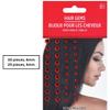 Amscan Shiny Red Hair Gems (4mm - 6mm) Pack of 50 - Perfect for Elegant Hairstyles and DIY Hair Accessories view 2