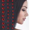 Amscan Shiny Red Hair Gems (4mm - 6mm) Pack of 50 - Perfect for Elegant Hairstyles and DIY Hair Accessories view 3