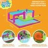 Bestway H2OGO! Bouncin' Bay Kids Inflatable Mega Water Park Outdoor Splash Pool Built-In Bouncer and Shower Sprayer Play Center with Air Blower view 2