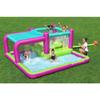 Bestway H2OGO! Bouncin' Bay Kids Inflatable Mega Water Park Outdoor Splash Pool Built-In Bouncer and Shower Sprayer Play Center with Air Blower view 3