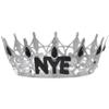 Amscan Elegant Silver New Year's Eve Jeweled Crown (3.75" x 6") 1 Piece - Perfect for Celebrations and Parties view 1