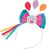 Amscan Peppa Tea Party Multicolor Deluxe Headband (8" x 7.75") 1 Piece - Perfect Party Hair Accessory for Kids view 1