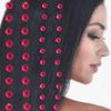 Amscan Shiny Pink Hair Gems (4mm - 6mm) Pack of 50 - Perfect for Elegant Hairstyles and DIY Hair Accessories view 3