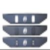 101430: Full-Size Ranger/Bobcat Rear Formed Bumper view 2