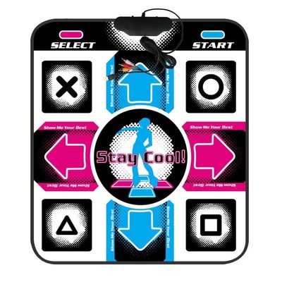YtotY PC USB Dancing Mat, Non Slip DDR USB Dance Pad Controller with USB Cable, Fitness Body Building Dancing Mat, for PC Windows 98/2000/ XP/ 7