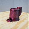 Wizards Dice Tower with Can Cozy & Storage - DND Dice Tower - Tabletop RPG Dice Organizer - Dragon Dice Tower for Beer, Wine, Cider, Coffee, Hot Chocolate (Black/Red) view 4