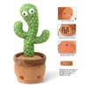 Dancing Cactus Kids Toy for Baby Boys and Girls Gifts Talking Cactus Toys Mimicking Recording Repeating What You Say and Sing Talking Musical Plush Toys with English Songs and LED Light Smart Toy view 3
