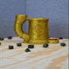 Lion Crest Dice Tower with Can Cozy & Storage - DND Dice Tower - Roleplaying Games Accessories - Tabletop RPG Dice Organizer - Dragon Dice Tower for Beer (Blue/Green) view 3