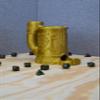 Lion Crest Dice Tower with Can Cozy & Storage - DND Dice Tower - Roleplaying Games Accessories - Tabletop RPG Dice Organizer - Dragon Dice Tower for Beer (Blue/Green) view 4