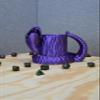 Slithering Snake Dice Tower with Can Cozy & Storage - DND Dice Tower - Tabletop RPG Dice Organizer - Dragon Dice Tower for Beer, Wine, Cider, Coffee, Hot Chocolate (Black/White) view 3