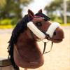 LeMieux Hobby Horse Chancer - Racing Bay Thoroughbred - Realistic Head - Perfect For Kids view 3