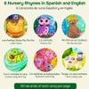 Bilingual Spanish Books for Toddlers 1-3, Six (6) Nursery Rhymes in Spanish & English | Interactive Baby Sound Book | Educational Learning Toys | Libros para nios en espaol - Spanish Traditional view 3
