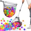 AIERSA Adjustable Ball Picker for Pit, Plastic Retriever for Kids Foam Pit, Multiple Collector for Pickup Dogs Playpen, Accessories for Grabber Play Yard view 1