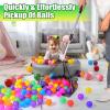 AIERSA Adjustable Ball Picker for Pit, Plastic Retriever for Kids Foam Pit, Multiple Collector for Pickup Dogs Playpen, Accessories for Grabber Play Yard view 3