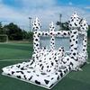 BOZHOUYUPIN Cow Printed 13x8x8ft Inflatable Bounce Castle Jumping House Party for Fun view 3