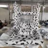 BOZHOUYUPIN Cow Printed 13x8x8ft Inflatable Bounce Castle Jumping House Party for Fun view 4