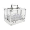 SEETOOOGAMES Acrylic Poker Chip Case - 600pcs Casino Chips Carrier with 6 Trays view 1